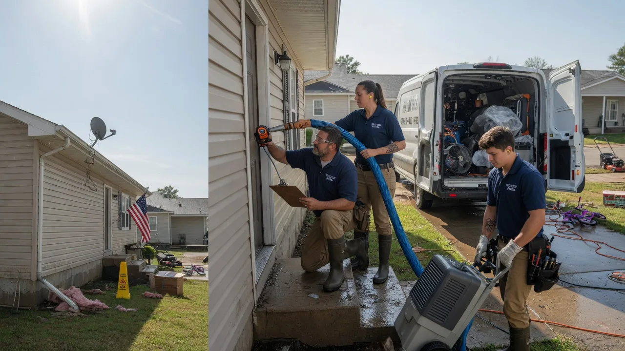 Ceiling Water Damage Restoration in Sherwood, TN near me